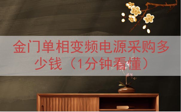 金门单相变频电源采购多少钱（1分钟看懂）