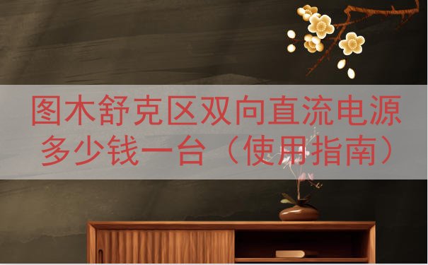 图木舒克区双向直流电源多少钱一台（使用指南）